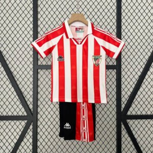 Retro 95-97 Athletic Bilbao Home Kids Kit