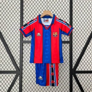 Retro 95-97 Barcelona Home Kids Kit