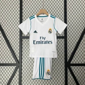 Retro17-18 Real Madrid Home Kids Kit