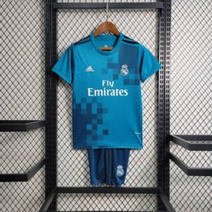 Retro17-18 Real Madrid Third Kids Kit