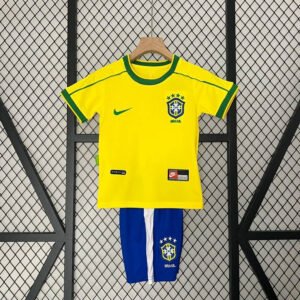 Retro1998 Brazil Home Kids Kit